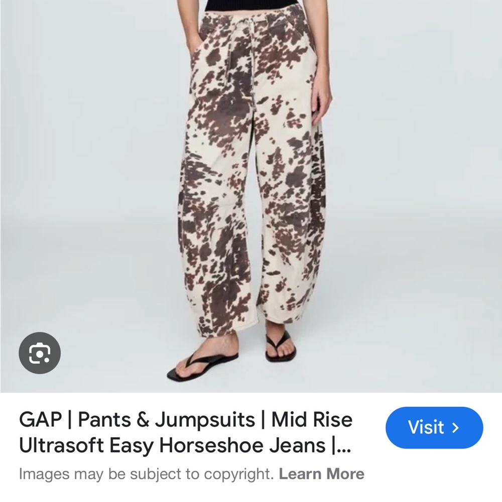GAP Mid Rise Ultrasoft Easy Horseshoe Jeans |...